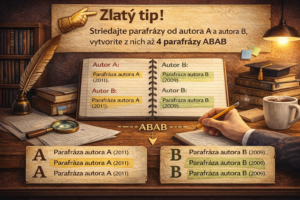 Parafráza A, B, A, B